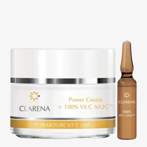 Clarena Power Cream + 100% Vit C AA2G ™, 50ml+1.5ml