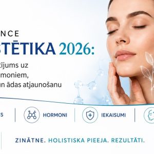 Konference “Bioestētika 2026:  holistisks skatījums uz kolagēnu, hormoniem,  iekaisumiem un ādas atjaunošanu”